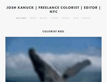 Tablet Screenshot of joshkanuck.com